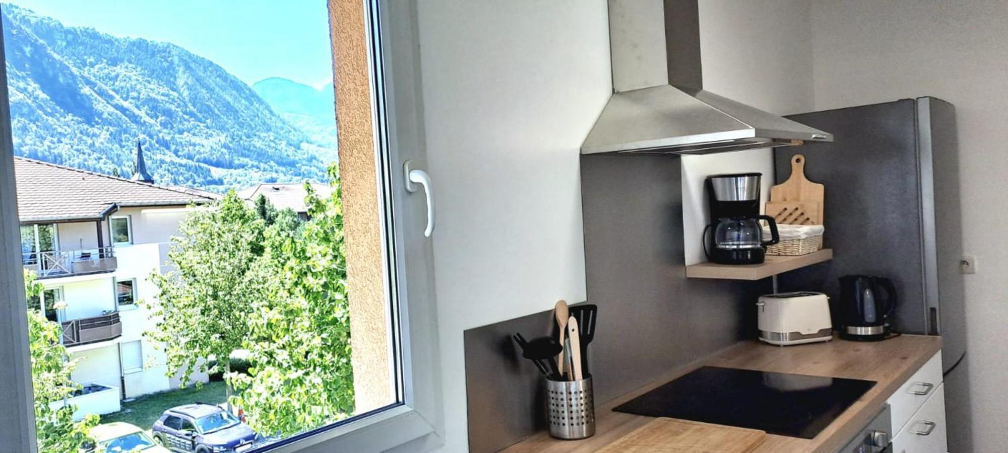 Browny Home*Vue Montagne*Proximite Grands Axes Bonneville Luaran gambar